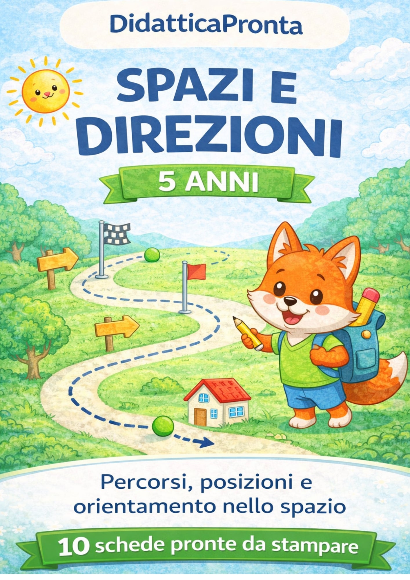 Spazi e direzioni 5 anni – Percorsi, posizioni e orientamento nello spazio